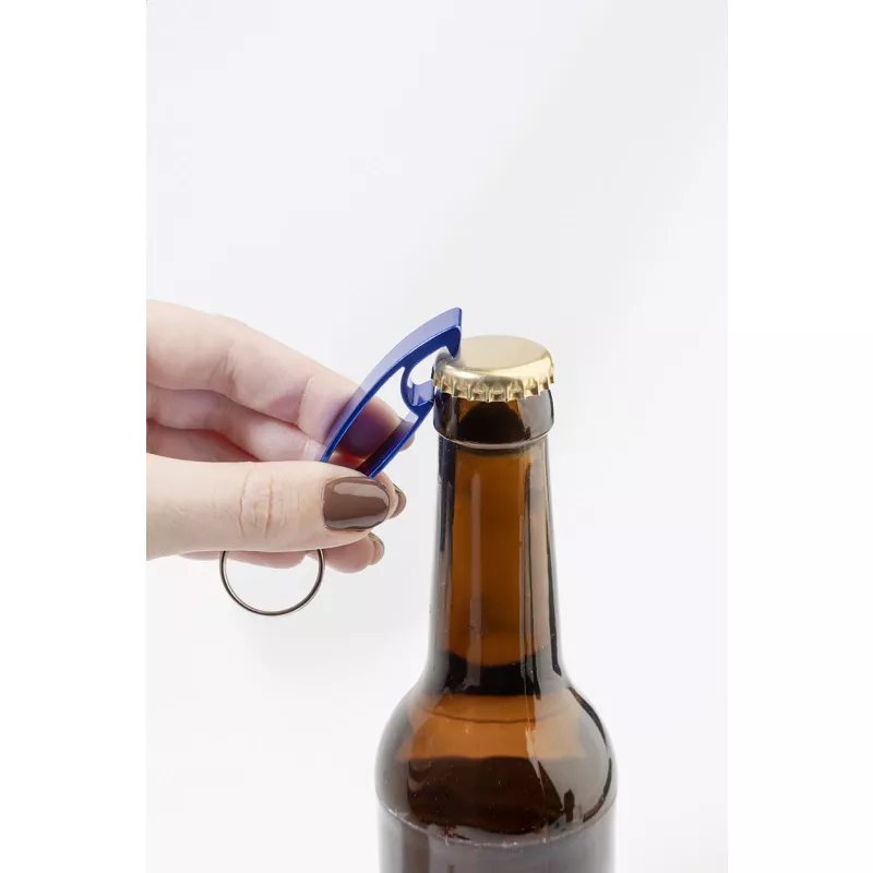 Ellopi brelok z otwieraczem do butelek - niebieski (AP800814-06)