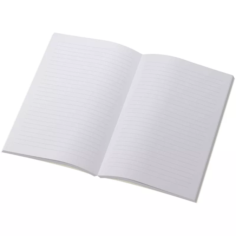 Notatnik Scribe A5 z miękką okładką, wykonany z papieru z recyklingu - Kość słoniowa (21090602)