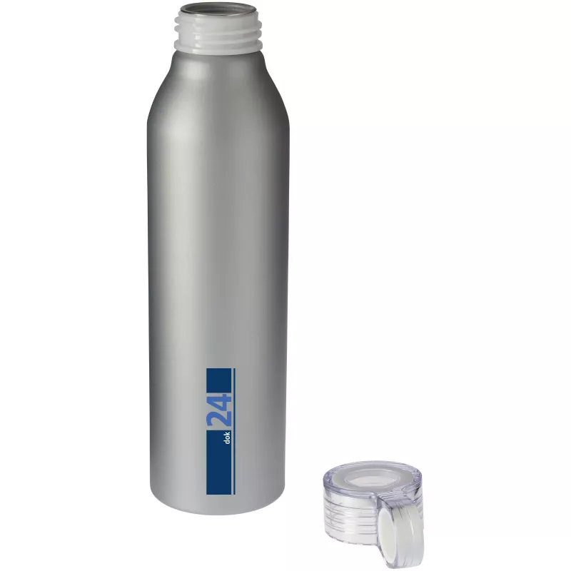 Aluminiowa butelka sportowa Grom 650 ml - Srebrny (10046301)