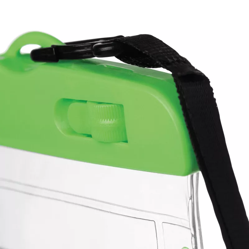 Torebka na telefon - transparentny, zielone jabłko (56-0404928)