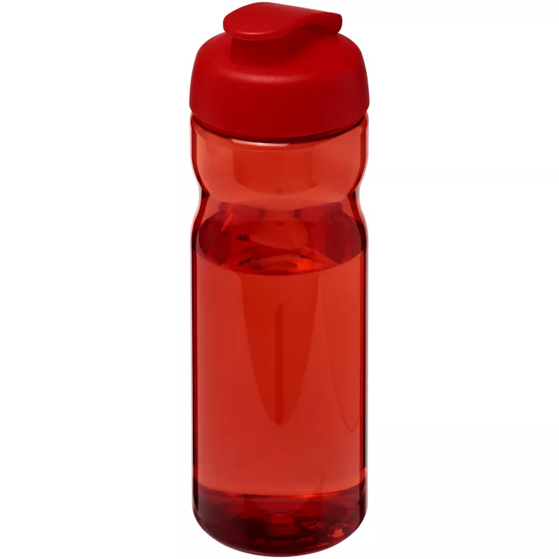 Bidon H2O Eco o pojemności 650 ml z wieczkiem zaciskowym - Czerwony-Czerwony (21009716)