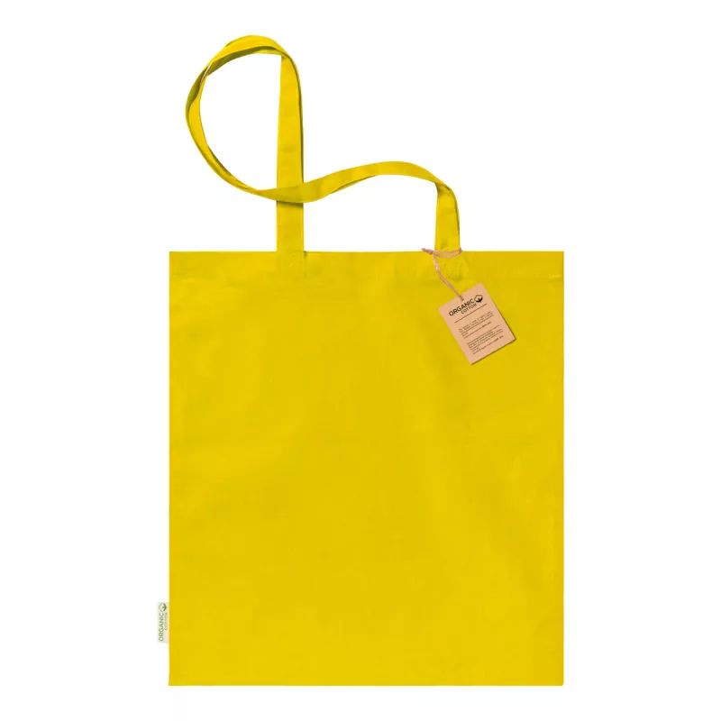Klimbou bawełniana torba na zakupy - żółty (AP722213-02)