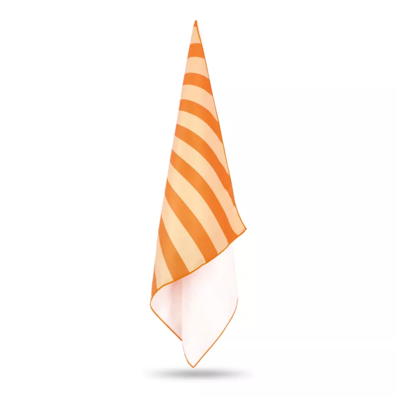 Szybkoschnący ręcznik plażowy R-PET 100×180 cm, sublimacja - pomarańczowy (LT97215-N0026)