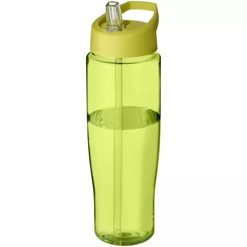 Bidon H2O Tempo® o pojemności 700 ml z wieczkiem z słomką - Limonka-Przezroczysty limonkowy (21004427)
