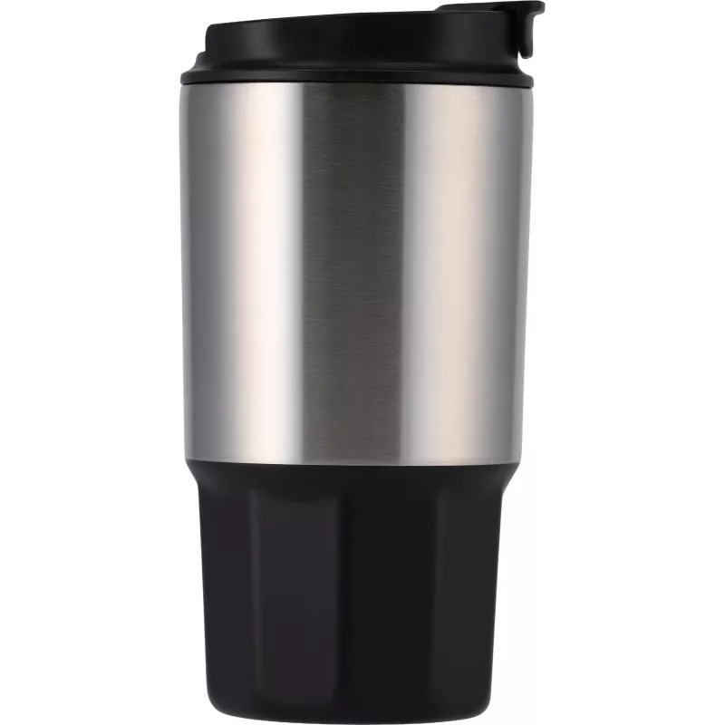 Kubek termiczny stalowy z recyklingu SAINT - JEROME MoLu 500 ml - czarny (483103)