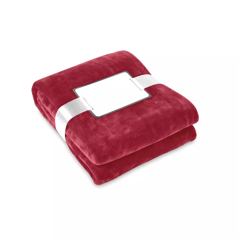 Koc polarowy 120x150 cm 280 g/m² DAVOS - Burgund (MO9088-02)