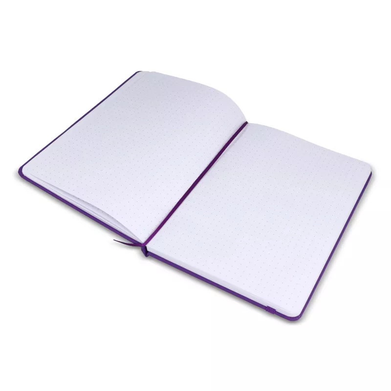 Notatnik A5 z kartkami w kropki FSC - purpurowy (LT92064-N0072)