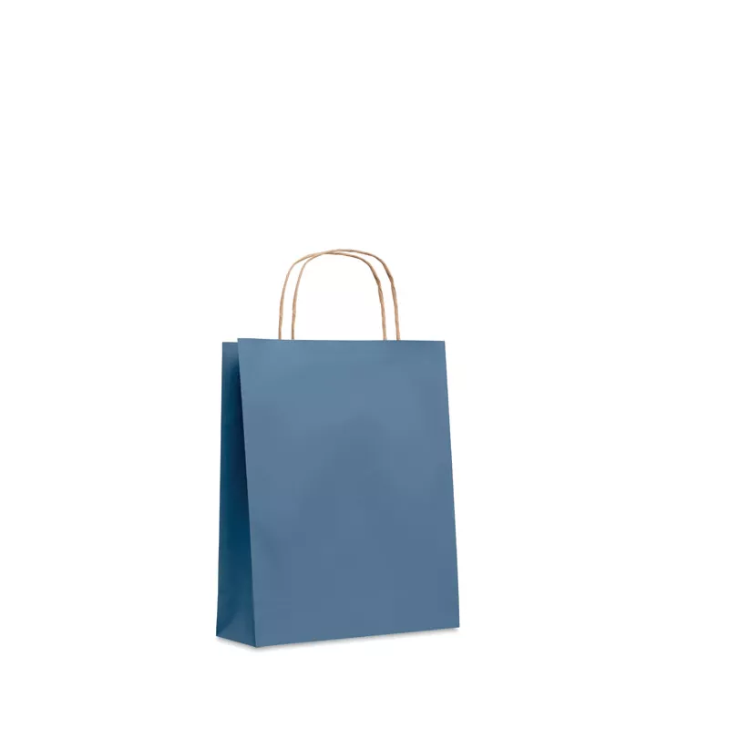 Torba prezentowa papierowa mała 90 g/m² PAPER TONE S - Niebieski (MO6172-04)
