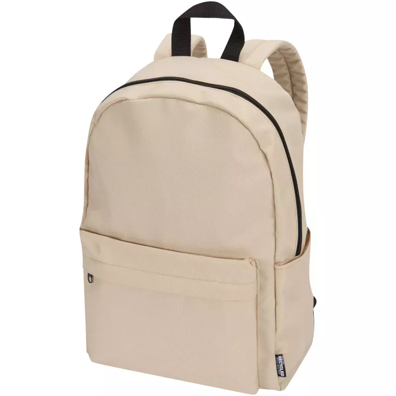 Byron plecak na 14-calowego laptopa o pojemności 16 l z recyklingu z certyfikatem GRS - Oatmeal (13009607)