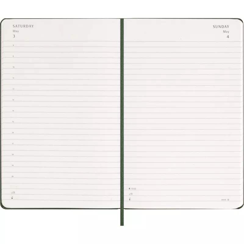 Kalendarz MOLESKINE - khaki (VM394-25/2027)