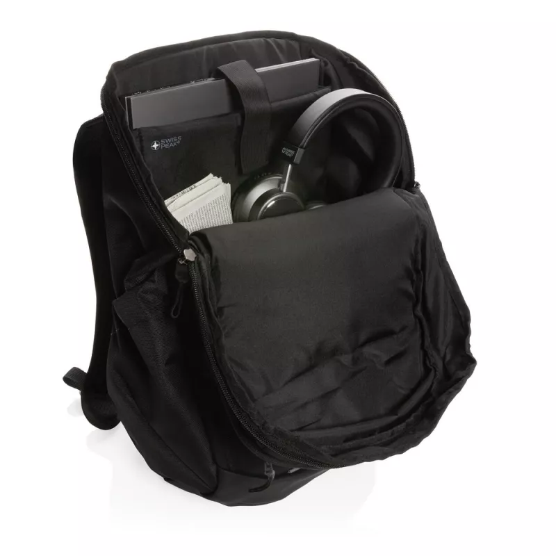 Plecak na laptopa 15.6" Swiss Peak AWARE™ RPET - czarny (P762.891)