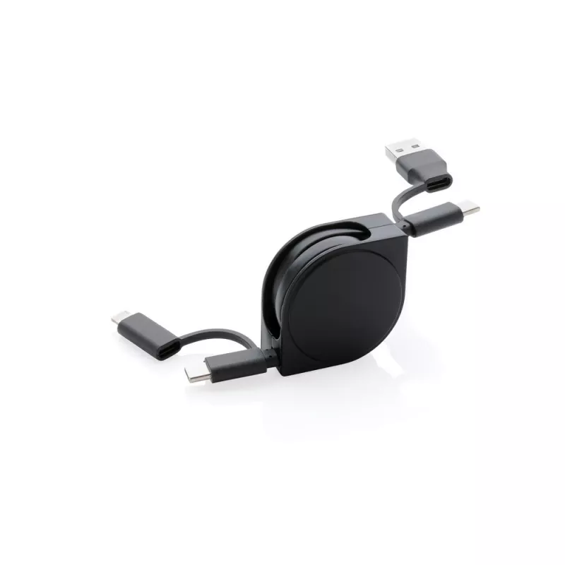 Kabel do ładowania 6 w 1 - czarny (P302.661)