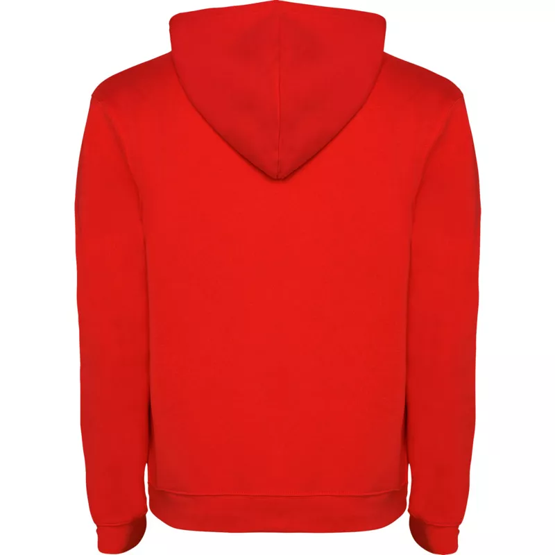 Dziecięca bluza z kapturem 280 g/m²  Roly Urban - Czarny-Czerwony (K1067-BLACK-RED)