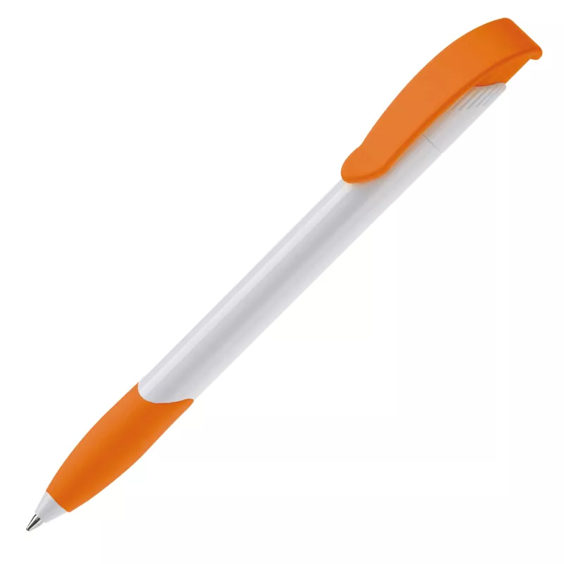 Długopis Apollo (kolor nietransparentny) - biało / pomarańczowy (LT87100-N0126)