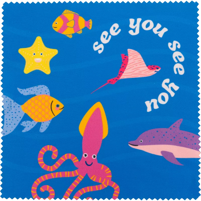 Ściereczka do czyszczenia okularów do sublimacji CHARLIE - biały (9158606)