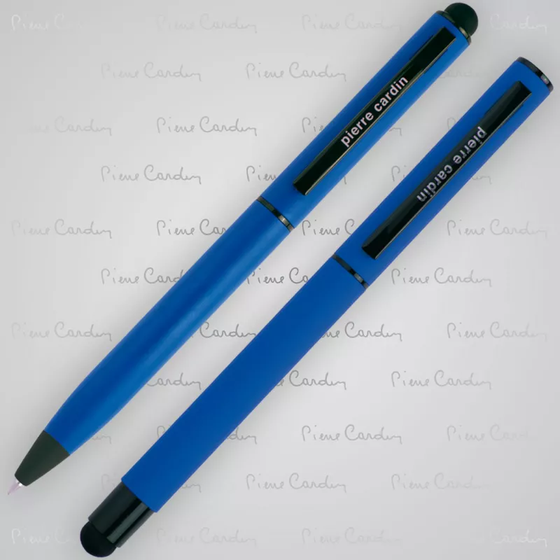 Zestaw piśmienny touch pen, soft touch CELEBRATION Pierre Cardin - niebieski (B0401006IP304)