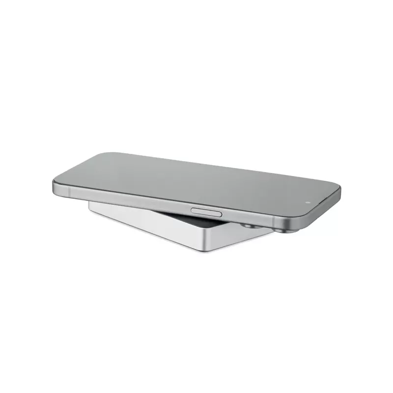 Powerbank bezprzewodowy 10 000 mAh 15W POWERMAG - Srebrny (MO2957-14)