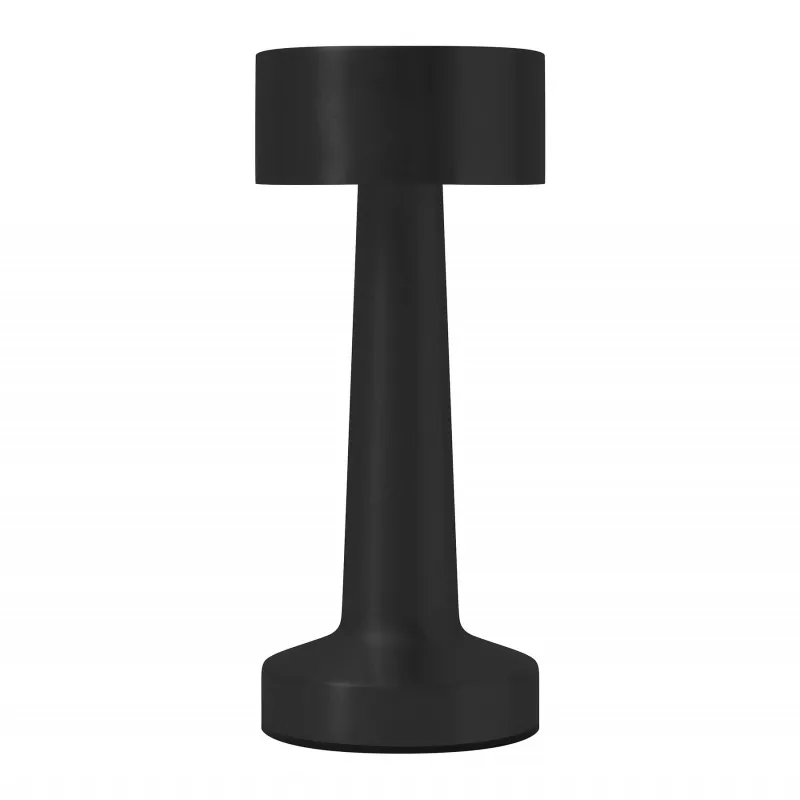 Lampa stołowa MUSHROOM ze stali nierdzewnej - czarny (56-0903072)