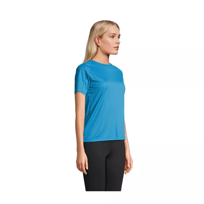Koszulka sportowa damska Sol's VORTEX WOMEN - Aqua (S04788-AQ)