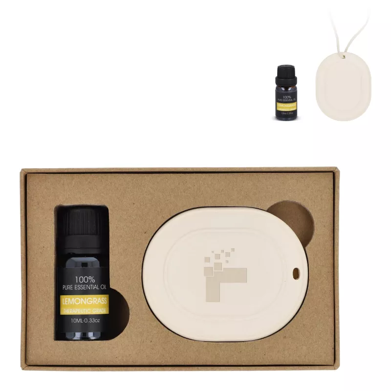 Zapachowy wieszak InSideOut z olejkiem trawy cytrynowej 10 ml - jasnozielony (LT57307-N0032)