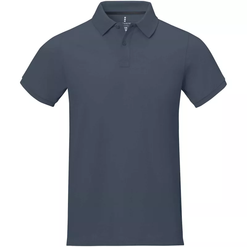 Męskie polo Calgary z krótkim rękawem - Hale Blue (38080-HALEBLUE)