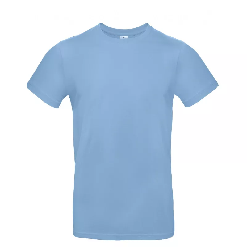 Koszulka reklamowa 185 g/m² B&C #E190 - Sky Blue (410) (TU03T/E190-SKY BLUE)