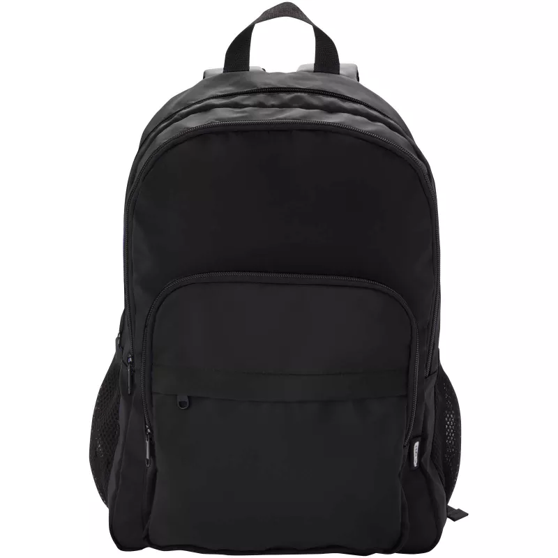 Trend Plus plecak na laptopa o przekątnej 15-cali o pojemności 20 l wykonany z materiałów z recyklingu z certyfikatem GRS - Czarny (13008690)