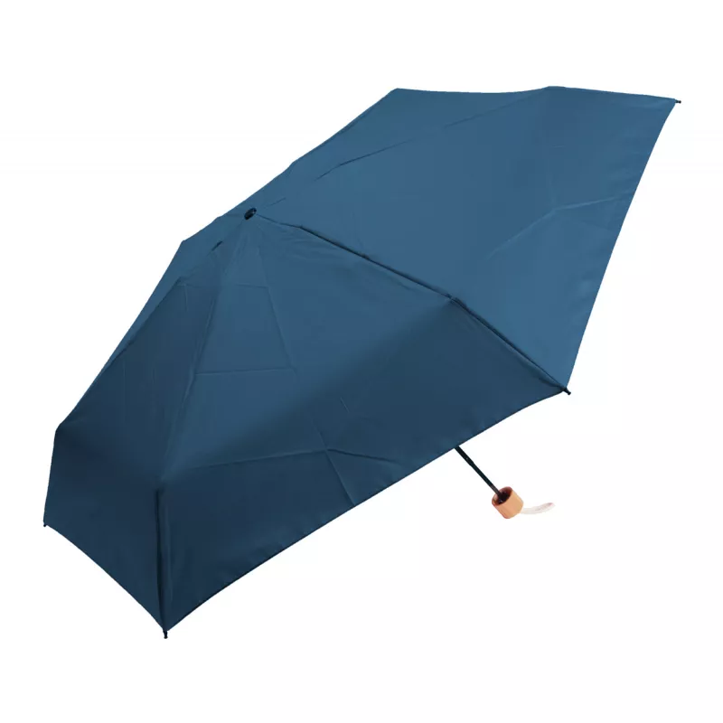 Mini parasol manualny ø89 cm z RPET Miniboo - ciemno niebieski (AP808418-06A)