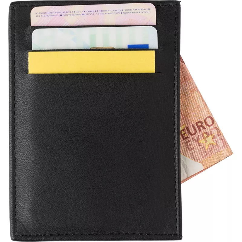 Etui na karty kredytowe, ochrona RFID - czarny (V9916-03)