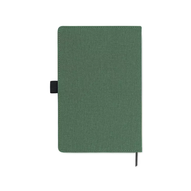 Notes A5 z kieszenią 80 kartek w linię CINCO - Ciemnozielony (MO2285-60)