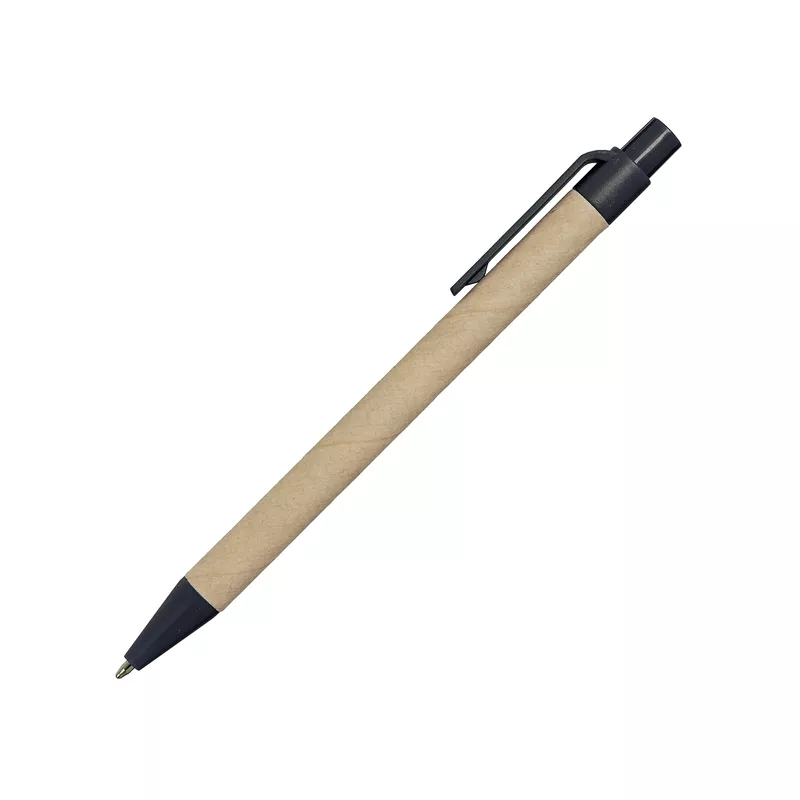 Notes Kraft 90x140/70k gładki z długopisem - czarny (R73795.02)