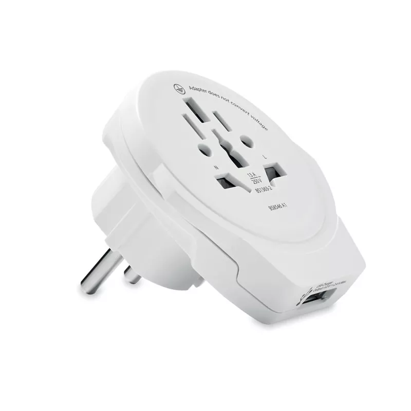 Adapter podróżny USB Skross WORLD TO EUROPE - Bialy (MO6881-06)