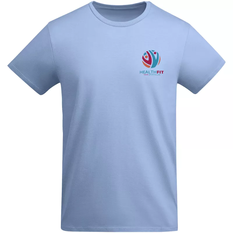 Koszulka T-shirt męska bawełniana 175 g/m² Roly Breda - Błękitny (R6698-SKY BLUE)