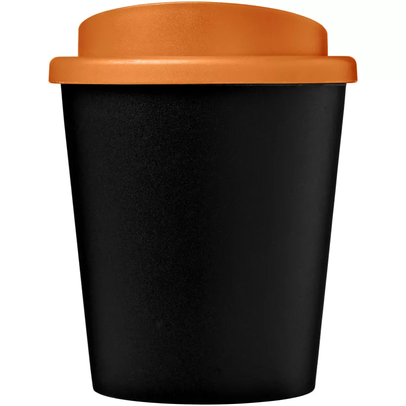 Kubek termiczny z plastiku 250 ml dowolny mix kolorów - Czarny-Pomarańczowy (21009205)