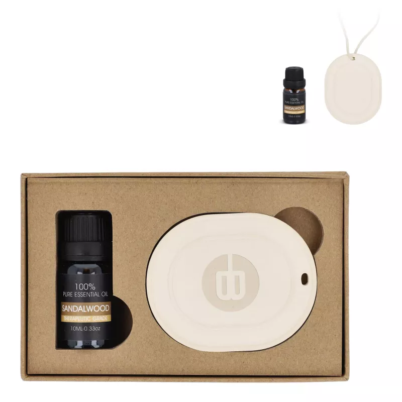 Zapachowy wieszak InSideOut z olejkiem z drzewa sandałowego 10 ml - brązowy (LT57308-N0051)