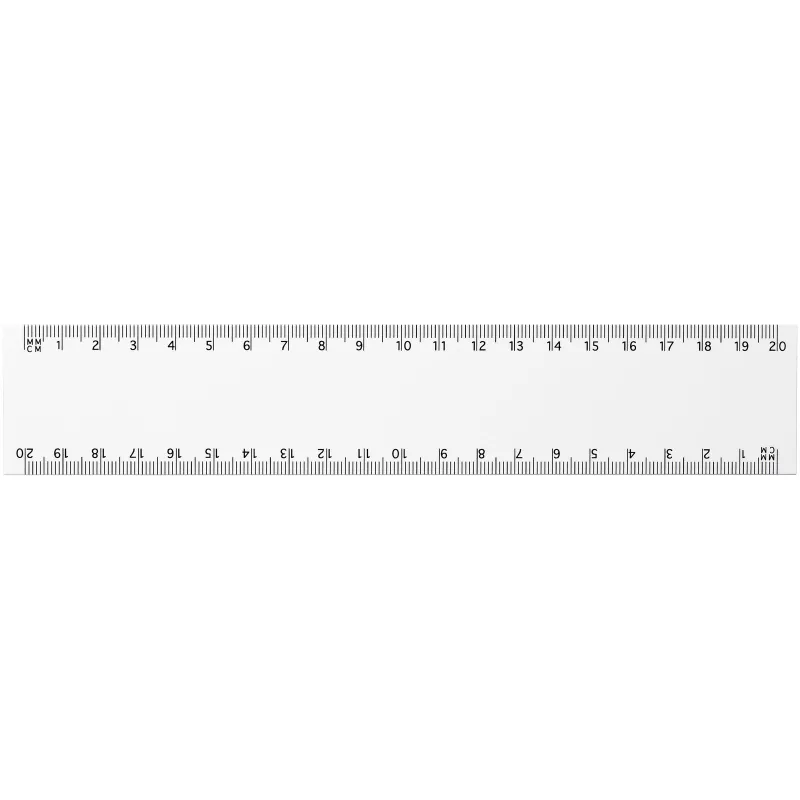 Elastyczna linijka o długości 20 cm Arc - Biały (21058700)