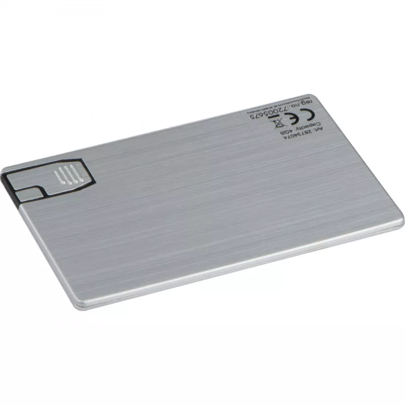 Pendrive karta USB - szary (2873407)
