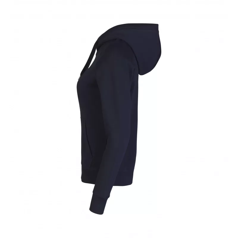 Bluza damska z kapturem ID CORE/zip 0639 300 g/m² - Navy (0639-NAVY)