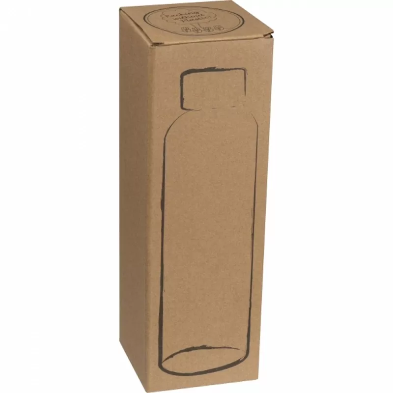 Butelka szklana KLAGENFURT 500 ml - ciemnoszary (084277)