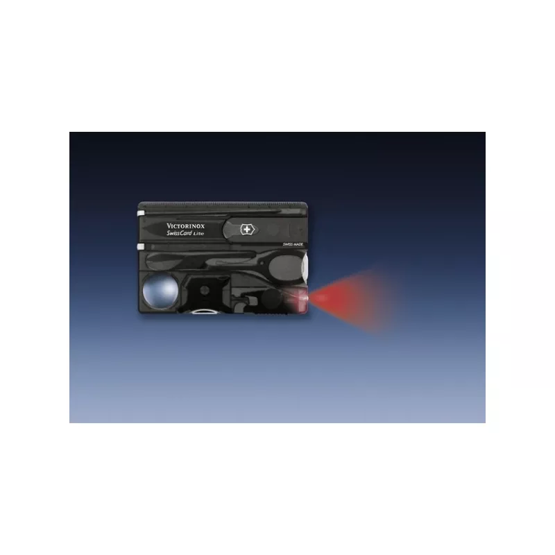 Victorinox SwissCard Lite - Czarny transparent (07333T363)