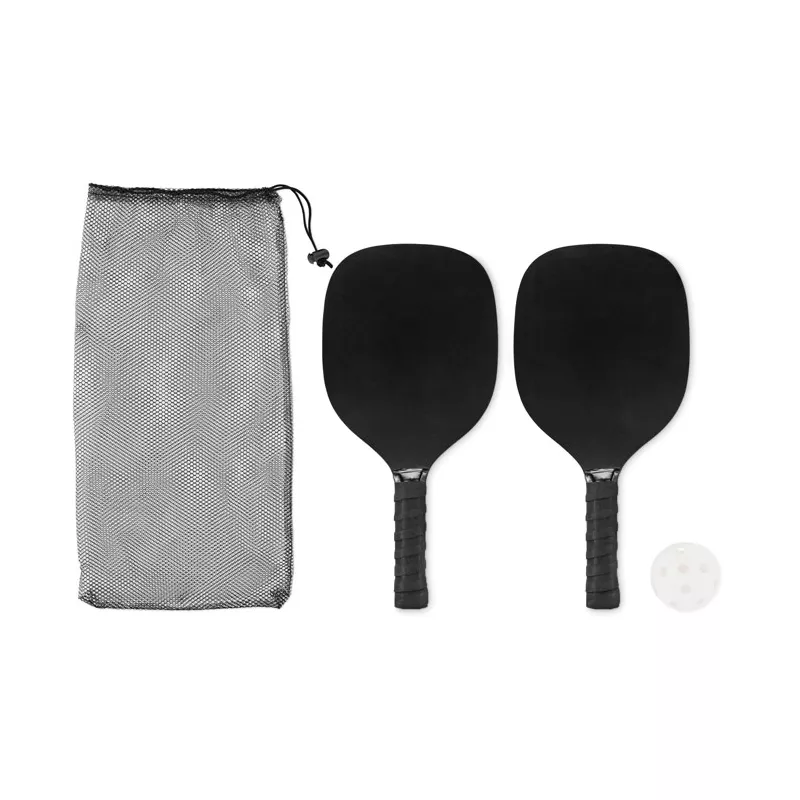 Zestaw do pickleballa z 2 rakietkami SETTY - Czarny (MO2701-03)