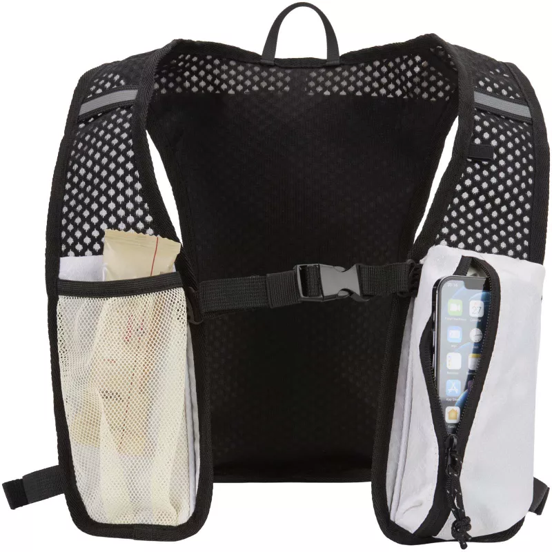 Nomad kamizelka do biegania z recyklingu z certyfikatem GRS, z systemem nawadniającym o pojemności 5 l - Sandstone (13009832)