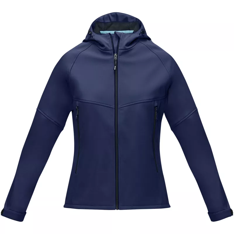 Damska kurtka softshell Coltan z materiałów z recyclingu z certyfikatem GRS - Granatowy (37505-navy)