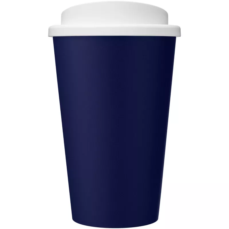 Kubek Americano Eco z recyklingu o pojemności 350 ml - Biały-Niebieski (21042226)