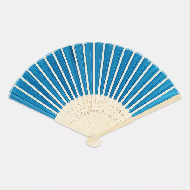 Składany wachlarz - jasnoniebieski (56-0906033)
