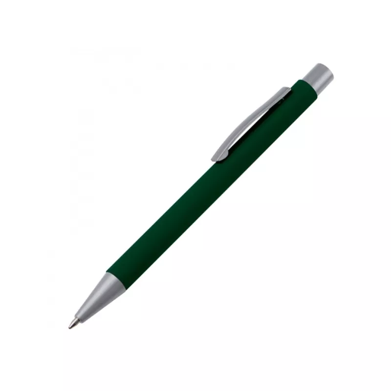 Metalowy długopis reklamowy ABU DHABI - ciemnozielony (093599)