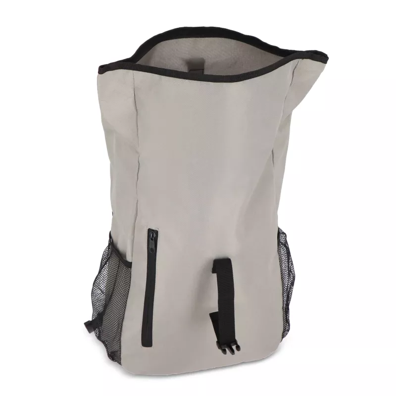 Plecak rowerowy R-PET 600D Rolltop 20L - szary (LT95351-N0061)