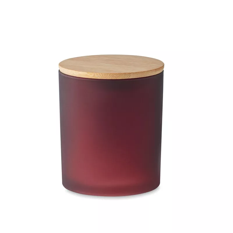 Świeca zapachowa w matowym słoju 200 g KEOPS MEDIUM - Burgund (MO6613-02)