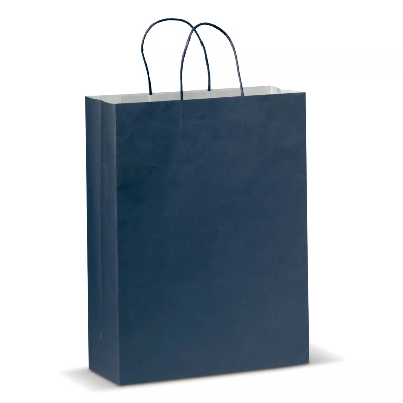 Papierowa torba 30x40x12 cm 120g/m² - ciemnoniebieski (LT91718-N0010)