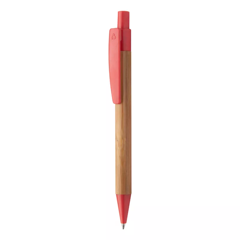 Boothic długopis bambusowy - czerwony (AP810427-05)